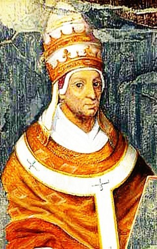 Pope John XXII to whom the Declaration of Arbroath was sent. 